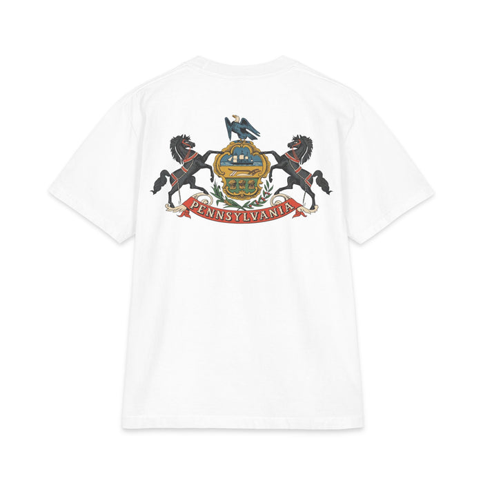 Pennsylvania State Crest T-Shirt — Large Back Logo