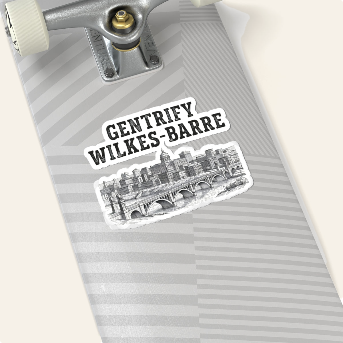 Gentrify Wilkes-Barre Sticker